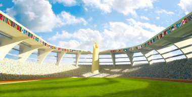 Olympic Stadium flame clipart