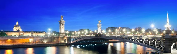 Alexandre 3 γέφυρα - Παρίσι - Γαλλία — Φωτογραφία Αρχείου