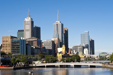 Melbourne city - Victoria - Australia clipart