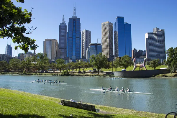 Melbourne cidade - Victoria - Austrália — Fotografia de Stock
