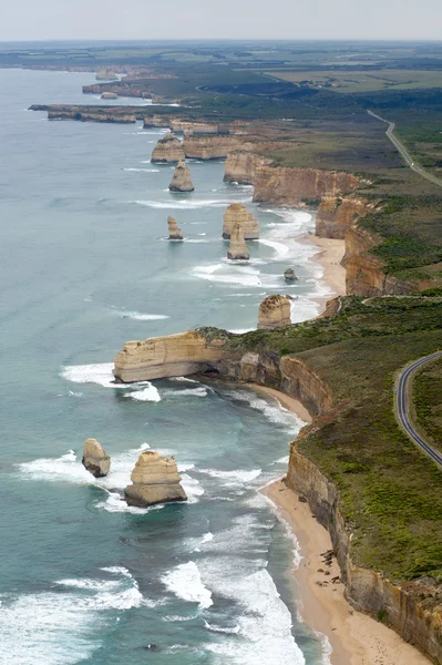 Na velké ocean road, Austrálie — Stock fotografie
