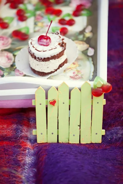 Svatební dort, detaily — Stock fotografie