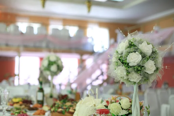Decoração de flor para um casamento — Fotografia de Stock