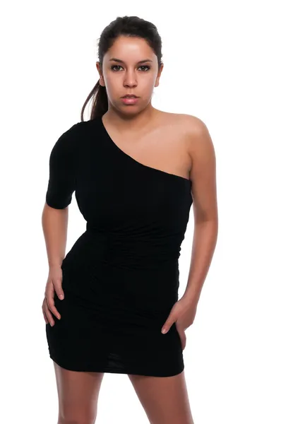 Pequeño vestido negro — Foto de Stock