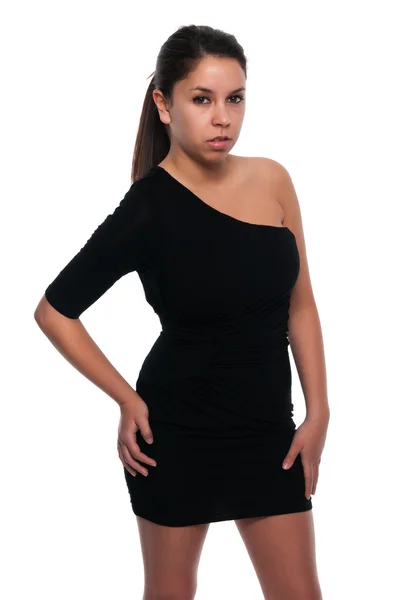 Pequeño vestido negro — Foto de Stock