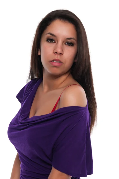 紫色のドレス — ストック写真