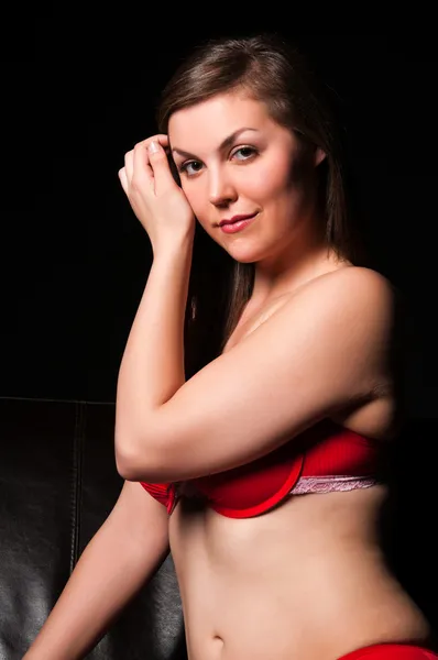Red lingerie — Stock Photo, Image