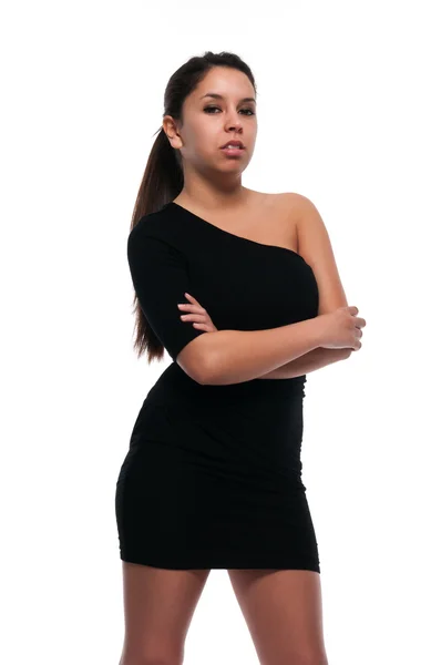 Черное платье — стоковое фото