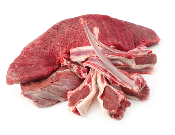 다양 한 원시 고기 — 스톡 사진