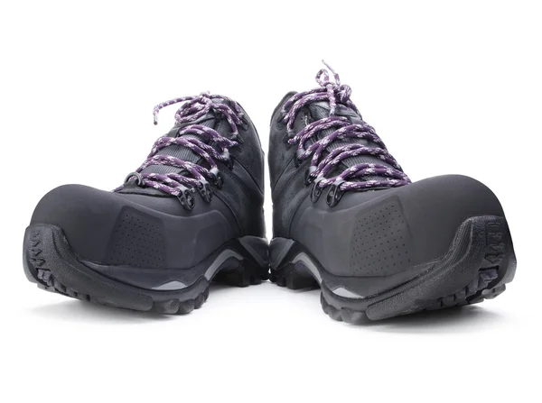 Hiking boots op wit — Stockfoto