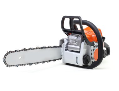 Chainsaw isolated on white clipart