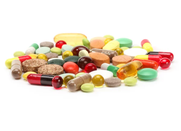 Vitamines, pilules et comprimés — Photo