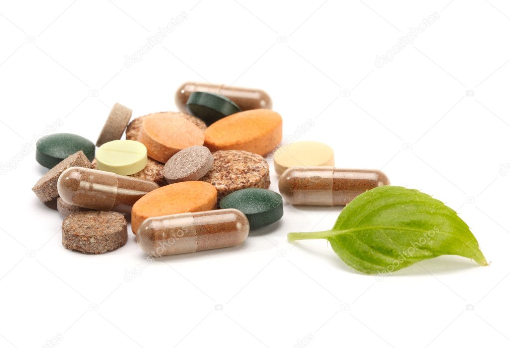 Vitamins, pills and tablets