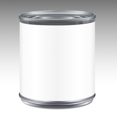 Tin Can Template clipart