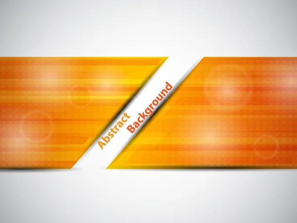 Orange business card — Stock Vector