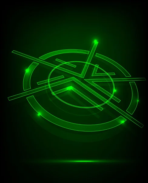 Símbolo verde — Vector de stock