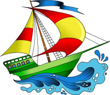 Sea cruise clipart