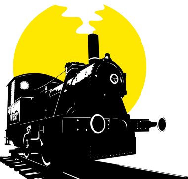 Train west clipart