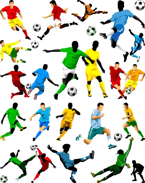 Soccer best of the best — Stock Vector