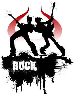 Heavy metal clipart