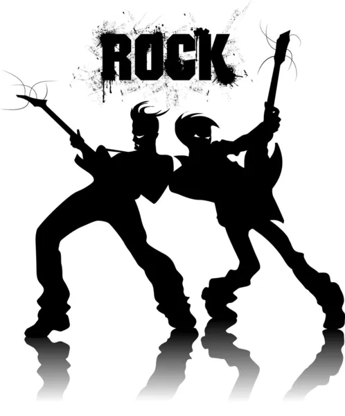 Metal rock — Archivo Imágenes Vectoriales