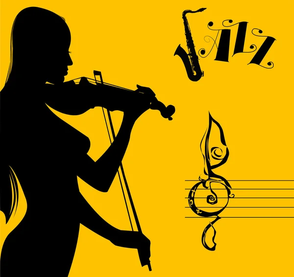 Couverture de violon — Image vectorielle