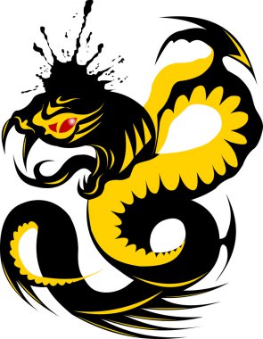 Black Dragon clipart