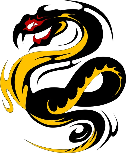 Dragon chinois — Image vectorielle