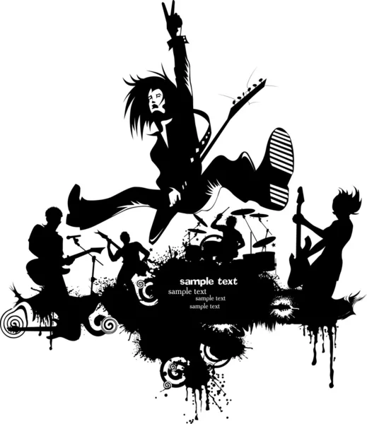 Rock l'amour — Image vectorielle
