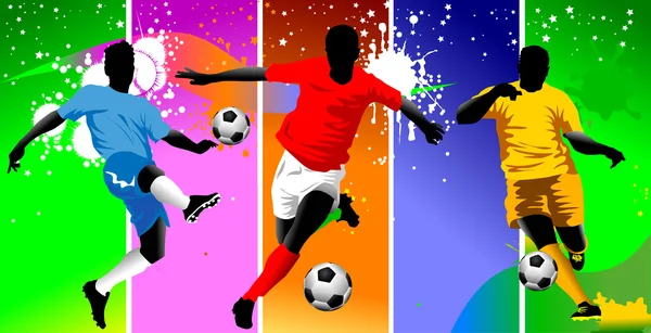 Championnes de football club — Image vectorielle