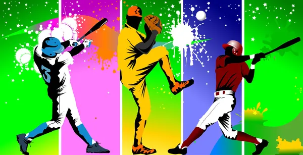Championnes de baseball club — Image vectorielle