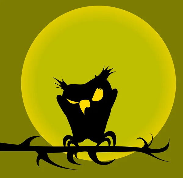 Хэллоуинская сова — стоковый вектор