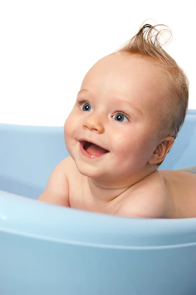 재미 있는 아기 목욕 절연 — 스톡 사진