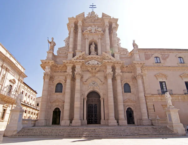 Katedra w siracusa — Zdjęcie stockowe