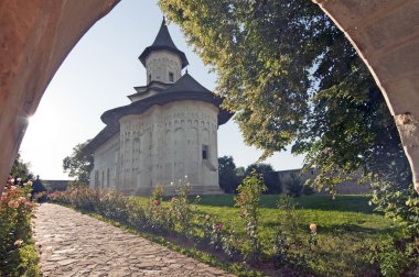 Orthodox church in Romania clipart