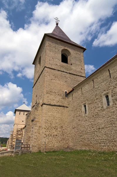 Wall and tower of christian monastery — Stock Photo, Image