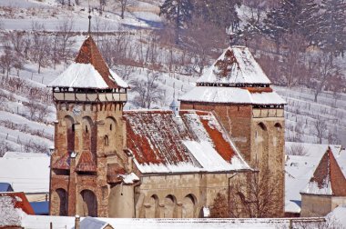 Transilvanya Romanya müstahkem Kilisesi