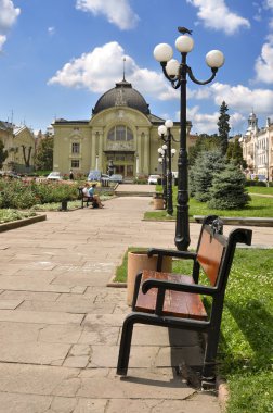 chernivtsi, Ukrayna kentsel Park Bench