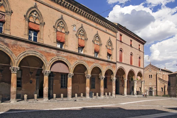 Plaza de Santo Stefano en Bolonia — Foto de Stock