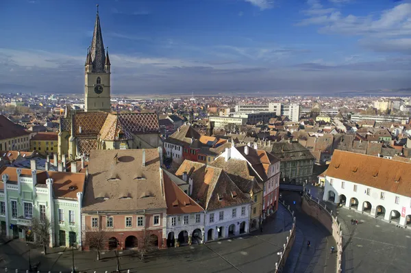 De oude stad Sibiu — Stockfoto