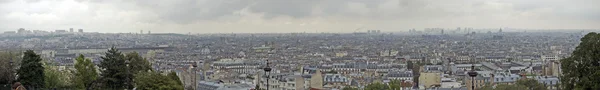 Panorama Paryża od Bazyliki Sacré-coeur — Zdjęcie stockowe