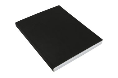 Black soft bound big book clipart
