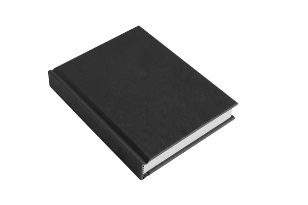 Livro de capa dura preta — Fotografia de Stock