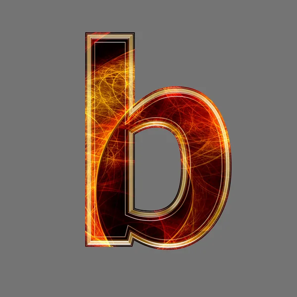 3D absztrakt és futurisztikus - B betű — Stock Fotó