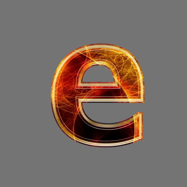 3d Мбаппе и футуристическая буква Е — стоковое фото