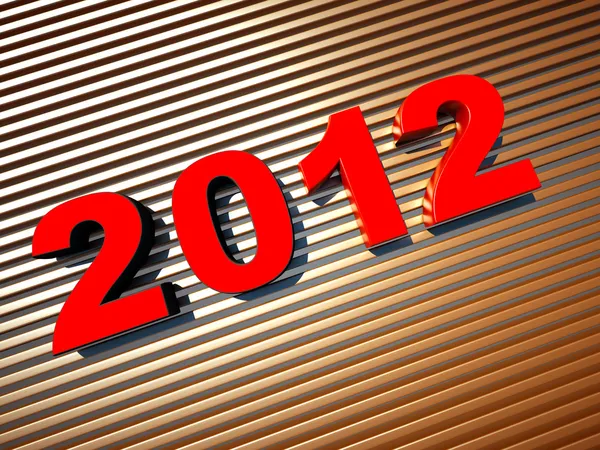 3d new year 2012 — Stock Photo, Image