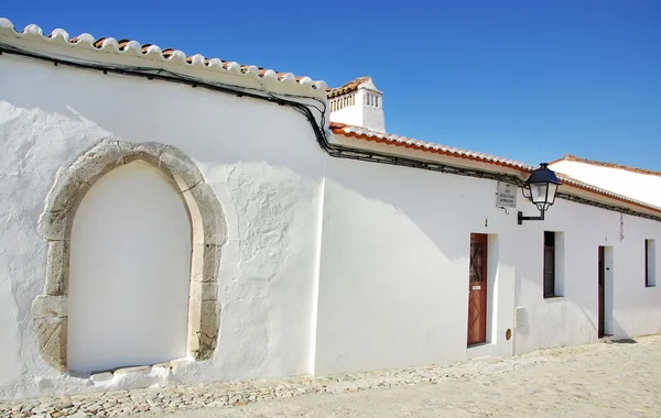 Straße von serpa village, portugal — Stockfoto