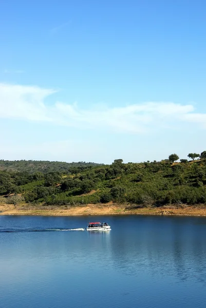Güney Portekiz Guadiana Nehri. — Stok fotoğraf