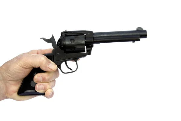 Revolver pistol isolated — Stockfoto