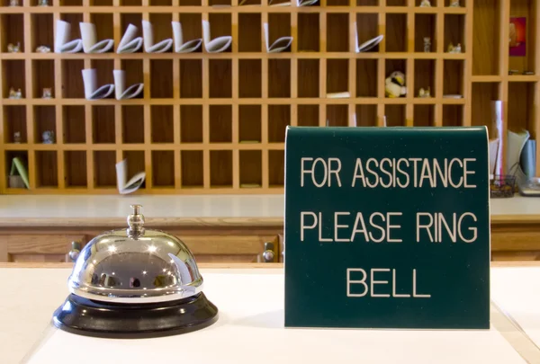 Ring bell for assitance — Stock Photo, Image